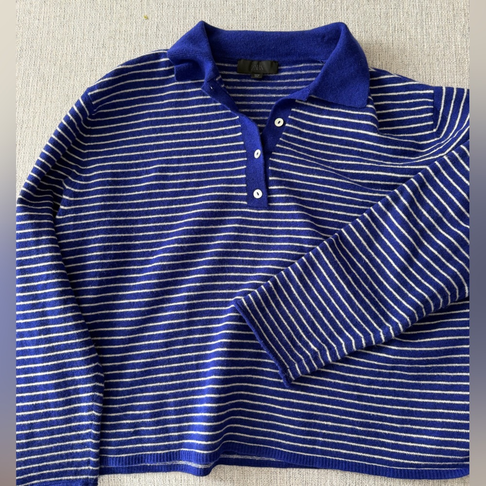 Striped Polo Knit